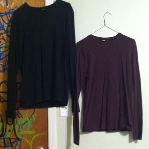 PACKAGE DEAL of extra thin h&m long sleeve shirts!