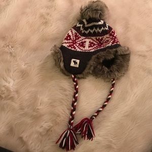 Super adorable Abercrombie Eskimo fur beanie. NWOT