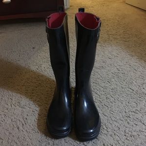 Never Worn Capelli Black Rain Boots. Size 7.