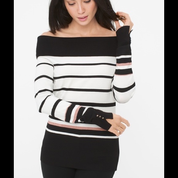 White House Black Market Sweaters - White House Black Market off shoulder sweater, M.