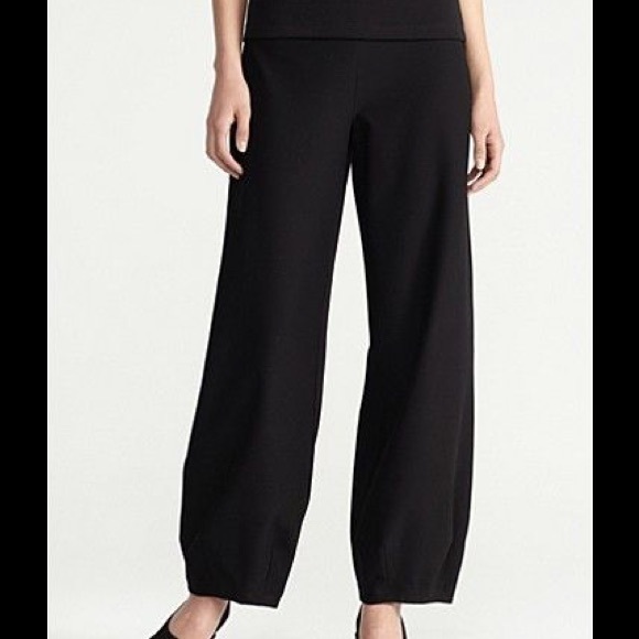 eileen fisher washable crepe pants