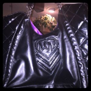 Metal Mulisha black purse/bag in great condition!