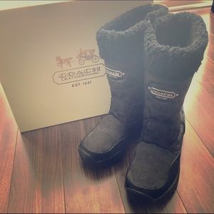 Coach Sonya Shearling Snow Boots with Vibram Soles