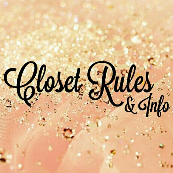 Closet Rules and Info! - Picture 1 of 1