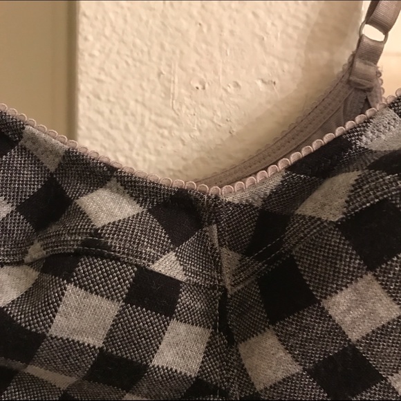 💌 SOLD 💌 FREE PEOPLE Plaid Crop Top - Picture 3 of 4