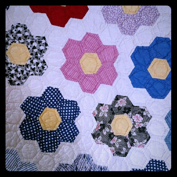 Flower garden quilt
