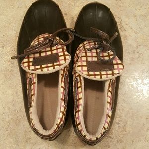 Sperry Topsider Plaid Duck Boots