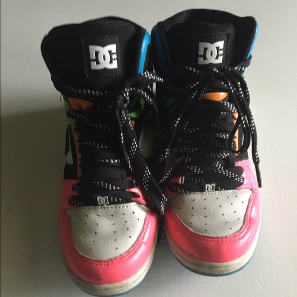 rainbow dc high tops