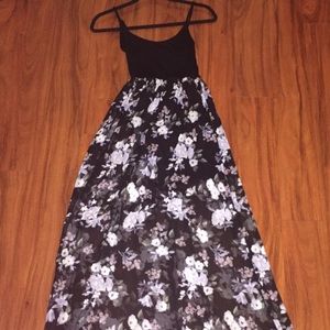 Forever 21 Long Chiffon Dress w/slip