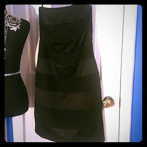 Black convertable mini dress