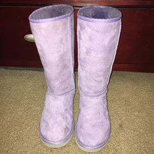 Purple Ugg Boots. Size 8.