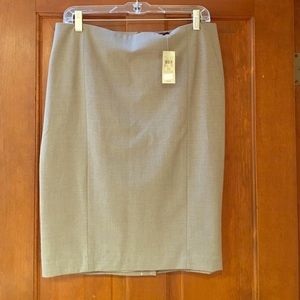 Ann Taylor gray pencil skirt