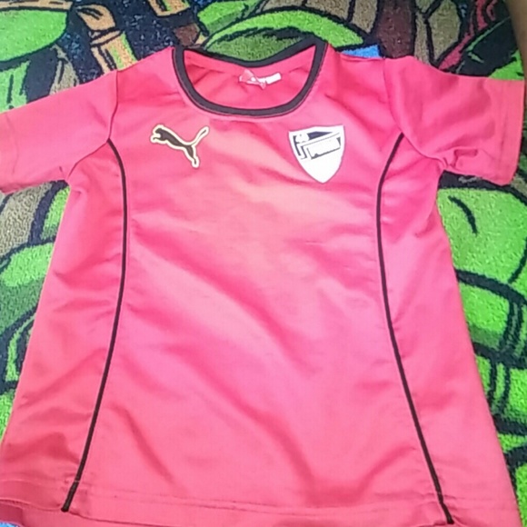 Red puma shirt