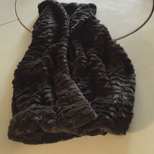 Slightly used Me Jane fur vest