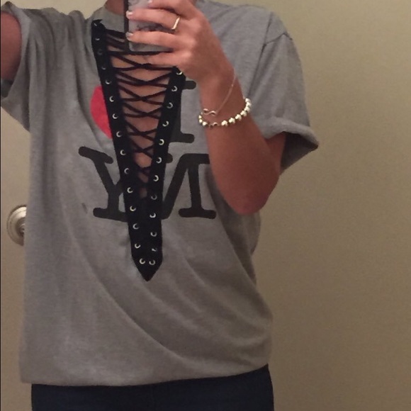 Furst of a kind LF lace up tee