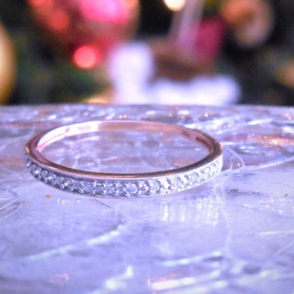 ITEM RELIsTeD🎉$437 Diamond Solid 10K Gold Band - Picture 3 of 4