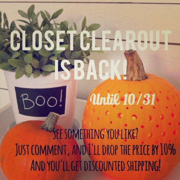 Closet Clearance