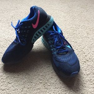 Nike Zoom Structure 18, sz.7.5, navy & sky blue