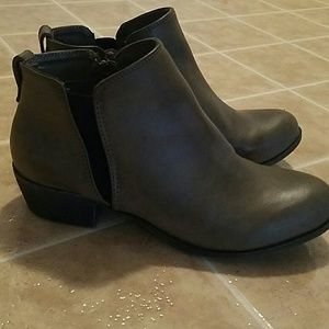 Grey Ankle Boots