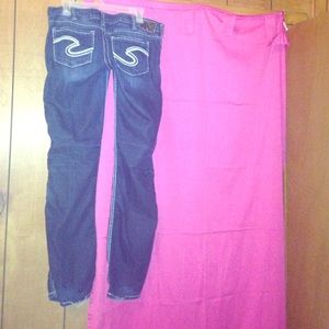 Silver Jeans! The back