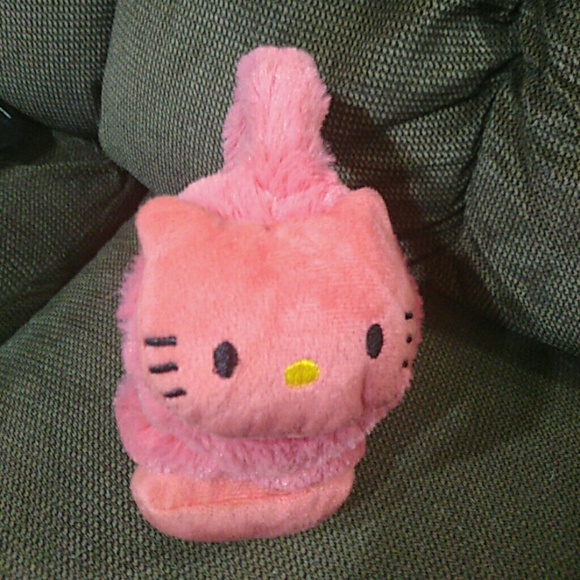 HOT Pink Hello Kitty earmuffs!