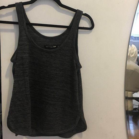 rag & bone jean gray tank