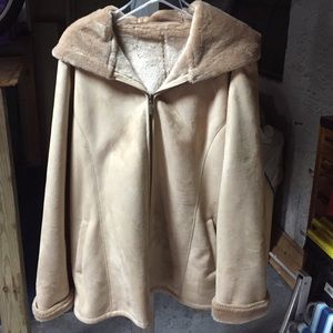 Tan Suede (shearling ) jacket