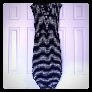 Banana Republic stripe v-neck dress