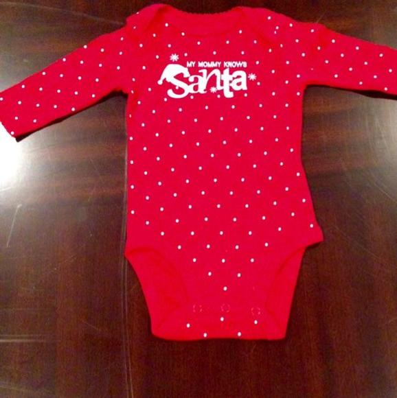 Red Santa onsie