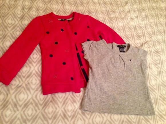 Nautica sweater and shirt