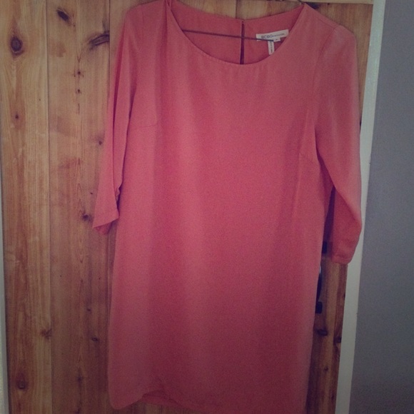BCBG peach, Fall dress - Picture 1 of 4