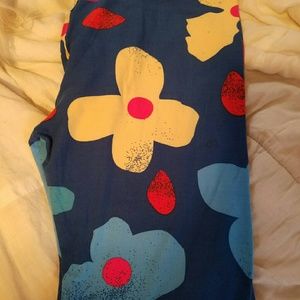 New lularoe TC flower leggings