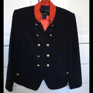 Escada military jacket Angora wool