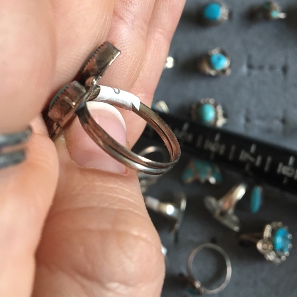 Sleeping Beauty Squash Old Pawn Ring 28 - Picture 2 of 4