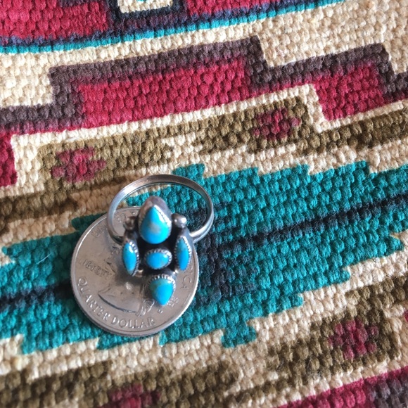 Sleeping Beauty Squash Old Pawn Ring 28 - Picture 4 of 4