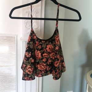 Floral crop top!!