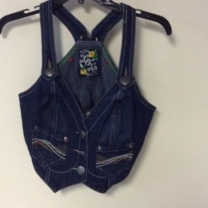 Xoxo Denim Vest - Size Small