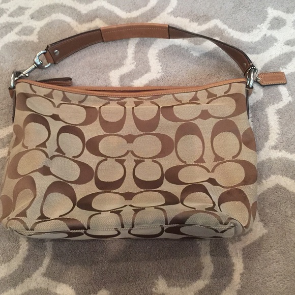Authentic Brown Coach hand bag.