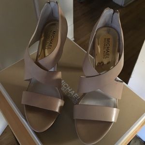 MICHAEL KORS STRAP HEELS - WORN ONCE