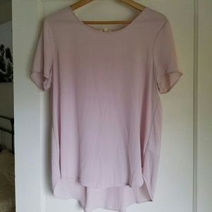 Pleione medium Pleat Back Woven Print Top