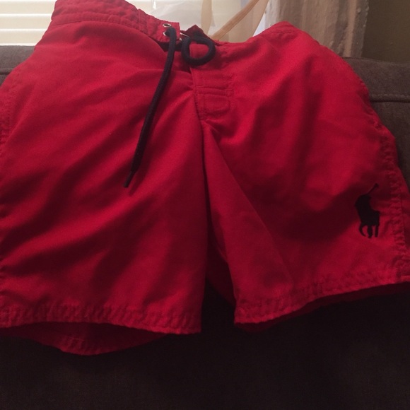 Polo swim trunks