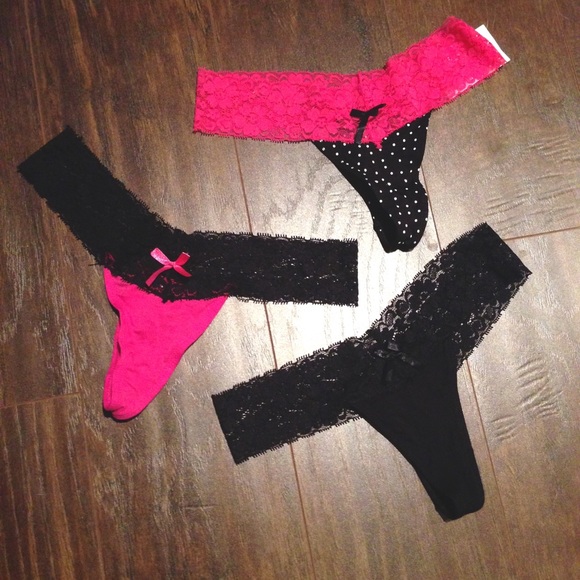 Thongs Set of 3 NEW