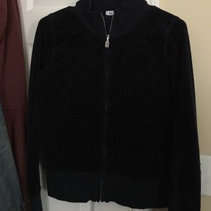 Velour Jacket Navy
