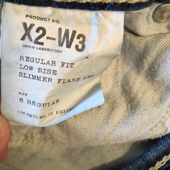 Express X2 Denim Laboratory Jeans Size 6 Regular. - Picture 4 of 4