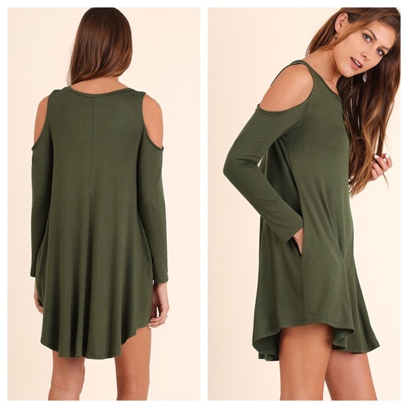 Cold Shoulder Dress - Picture 3 of 3