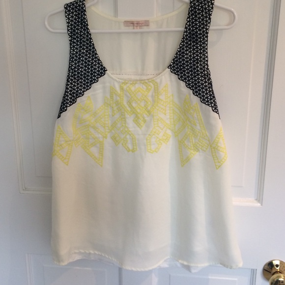 Skies are Blue Embroidered Tank