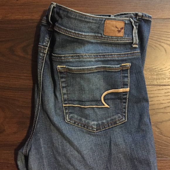 Size 14 long super stretch American Eagle Jeans