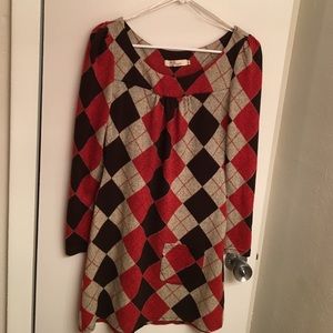 Anthropologie Aryeh argyle dress