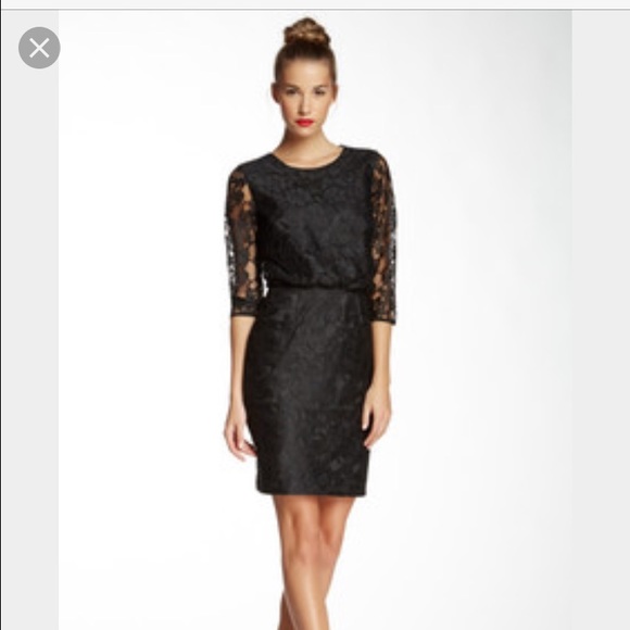 Trina Turk Black Lace Dress Size 10 NWT - Picture 1 of 4