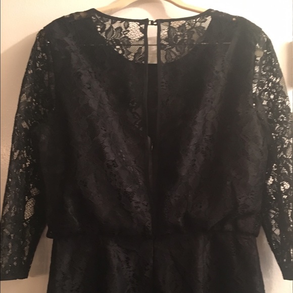 Trina Turk Black Lace Dress Size 10 NWT - Picture 3 of 4